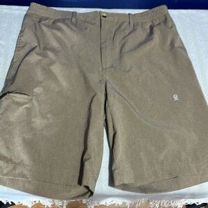 Little Donkey Andy Shorts Men's XL Quick Dry Cargo Hiking Camping Tan